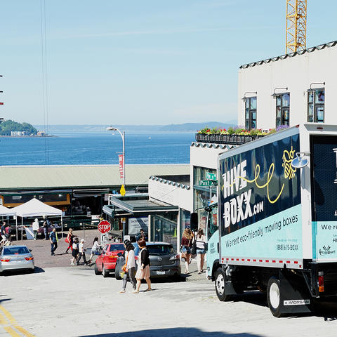 truck at market