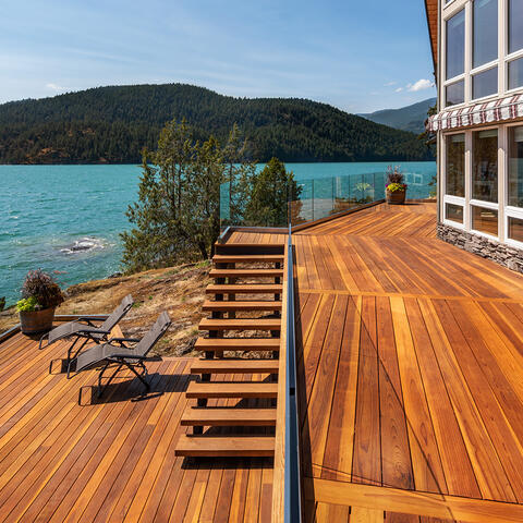 redwood deck