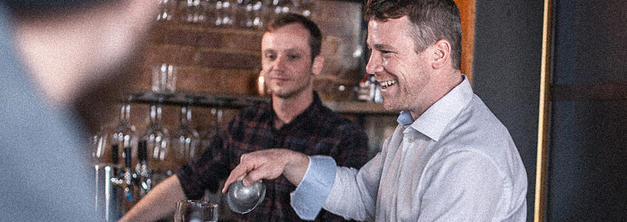 bartender making drink